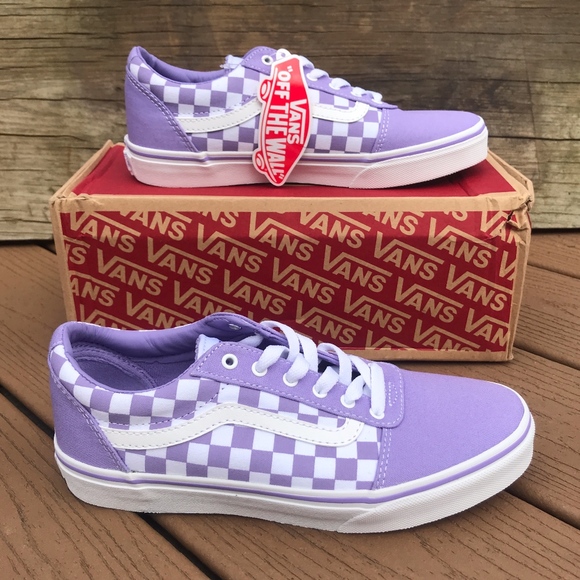 purple pastel vans